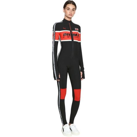 Fenty X Puma Women Logo Printed Nylon Racing Jumpsuit ($675) ❤ liked on Polyvore featuring jumpsuits, black, jump suit, zip front jumpsuit, zip jumpsuit, long sleeve jumpsuit and long sleeve jump suit Racing Jumpsuit, Women Logo, Jumpsuit Long Sleeve, Zipper Jumpsuit, Jumpsuit Long, Fenty X Puma, Fenty Puma, Puma Women, Long Sleeve Jumpsuit