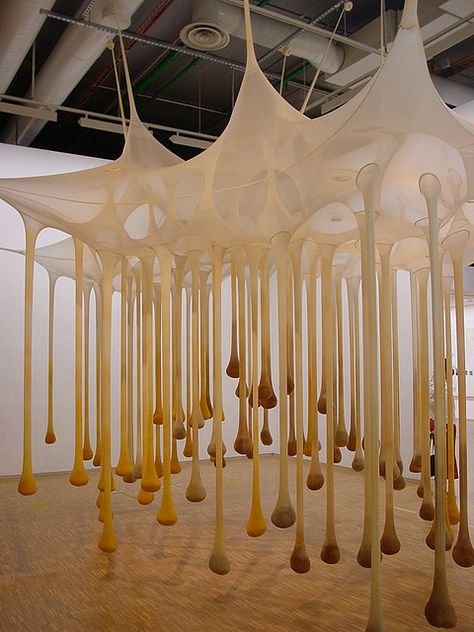 Art installation at Pompidou Center, Paris by vgane, via Flickr Art Installation, The Ceiling, Sculpture Installation, Soft Sculpture, Land Art, Public Art, Art Plastique, Abstract Artists, Exhibition Design