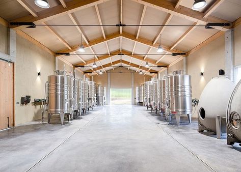 Grape Farm, Winery Design, Workshop Architecture, Wine Photo, Brewery Design, Factory Architecture, Architecture Nature, Local Architecture, Bar Interior Design