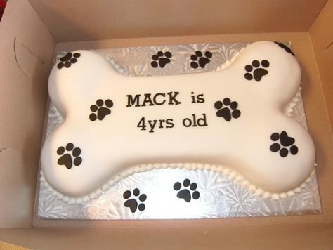 Dog Bone Birthday Cake Paw Cake Design For Dogs, Cake Designs For Dog Birthday, Dogs Cake Design, Bone Cake For Dogs, Cake Design For Dogs Birthday, Dog Bone Shaped Cake, Dog Birthday Cake Design Ideas, Dog Bone Cake Design, Birthday Cake For Dogs Design