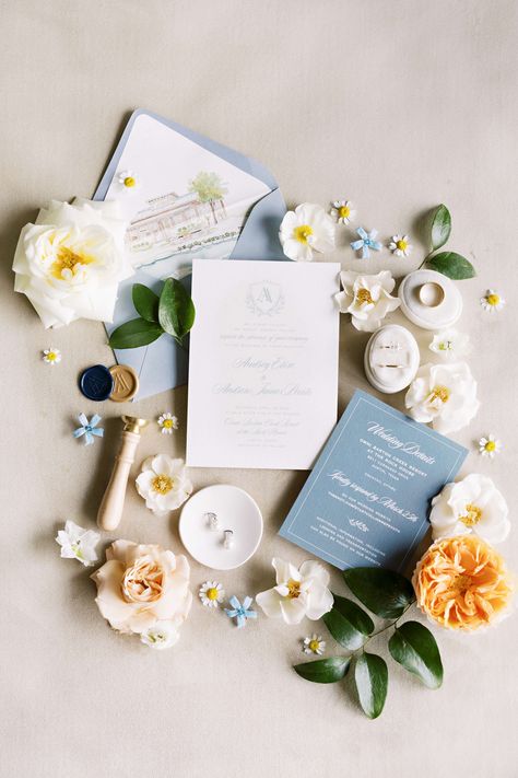 Invitation Details Photography, Wedding Details Photography Invitations, Flatlay Wedding Invitation, Wedding Invitation Flat Lay Photography, Spring Wedding Detail Shots, Wedding Invitations Flat Lay, Wedding Stationary Photography, Details Shot Wedding, Bridal Flat Lay