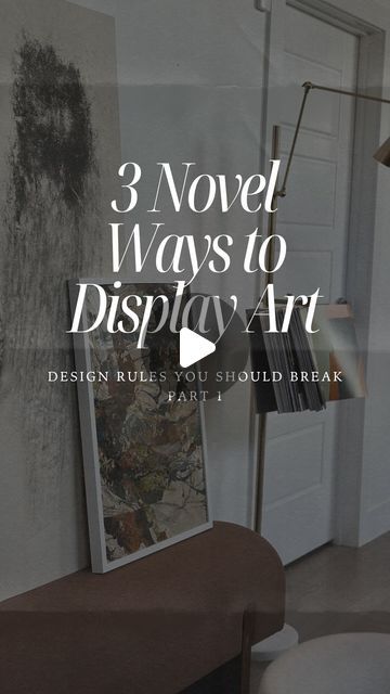 Kiva Brent | Affordable Home Styling on Instagram: "Here are some art display ideas if you want something a little ✨different✨ and you want to avoid too many holes in the wall!   1. Hang art on your bookshelve frames - so that it’s almost jumping off of the shelf.  2. Upload your art to your TVs and tablets. 3. Print art on pillows and blankets. 4. Layer artwork on windowsills.  5. Attach artwork to backsplashes and refrigerators using command hooks and magnets." Kiva Brent, Art Display Ideas, Layer Artwork, Holes In The Wall, Pillows And Blankets, Hang Art, Command Hooks, Frame Shelf, Design Rules