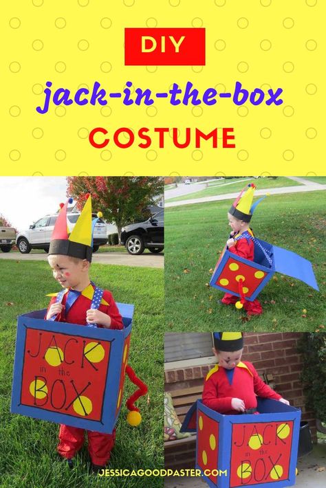 Jack In The Box Costume, Trending Halloween Costumes, Unique Halloween Costume Ideas, Boxing Halloween Costume, Box Costumes, Easy Diy Costumes, Clever Halloween Costumes, Christmas Musical, Unique Halloween Costumes