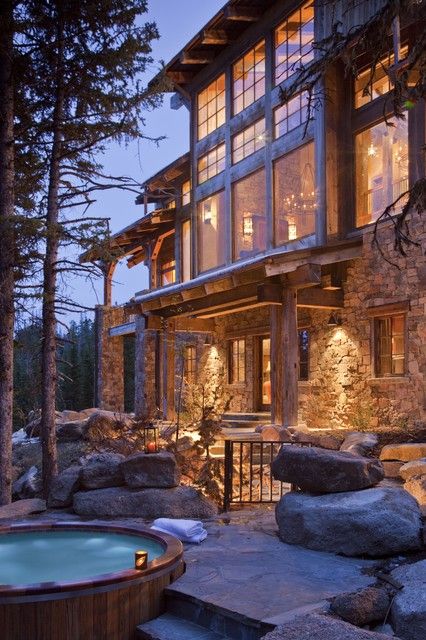 I want this home Cabin Mountain, Large House, Ski Chalet, Log Cabin Homes, Timber House, Mountain Homes, Mountain Cabin, Mountain Home, Stone House