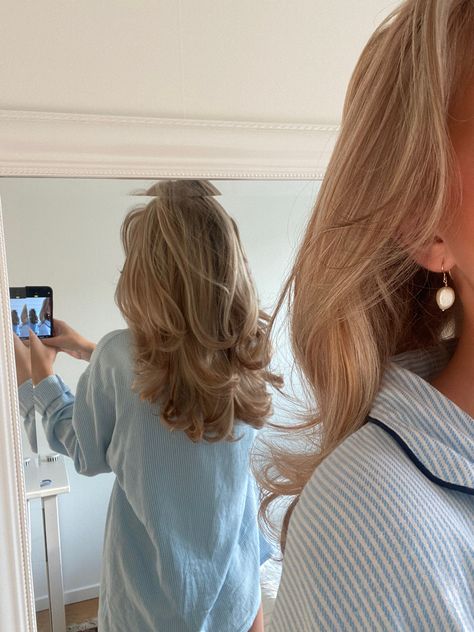 Hair Inspo Layers, Cute Layers, Haircut Highlights, Layers Haircut, Blonde Layered Hair, Hair Layers, Hairstyles For Layered Hair, Haircut Inspiration, Blowout Hair