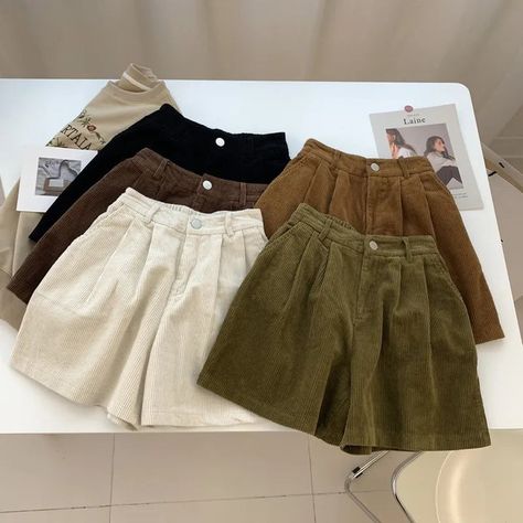 👉 Comment "Shop" order this item 👈 2023 New Corduroy Women's Cargo Shorts Autumn Winter High Waist Wide Leg Shorts Casual Vintage Female Trousers Fashion 👇 SPECIFICATIONSBrand Name: SmlinanDecoration: ButtonDecoration: PocketsFabric Type: CorduroyPant Style: RegularPattern Type: SolidFit Type: RegularStyle: CasualMaterial: PolyesterOrigin: Mainland ChinaCN: GuangdongSeason: Autumn/WinterAge: MIDDLE AGEWaist Type: HIGHGender: WOMENItem Type: ShortsPlace Of Origin: China (Mainland)Closure Type... Black Velvet Shorts, Cargo Shorts Women, Wide Leg Shorts, Corduroy Shorts, Crop Top Sweatshirt, Practical Storage, Corduroy Fabric, Trouser Style, Women Cargos