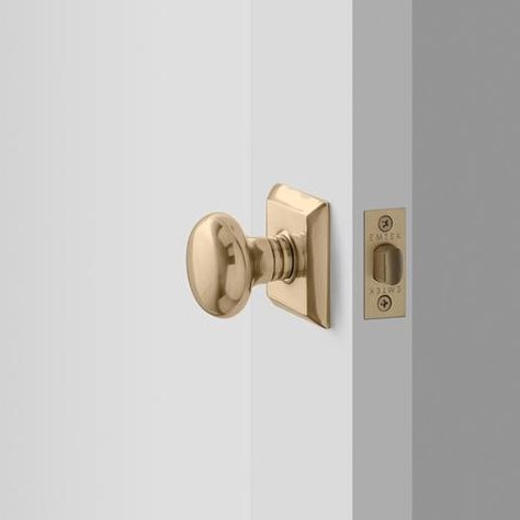 Freeport Small Door Set with Portsmouth Knob - Antique Brass Hallway To Bedrooms, Small Door, Brass Door Knobs, Flush Mount Chandelier, Small Doors, Door Sets, Bedroom Furniture For Sale, Bath Hardware, Brass Door