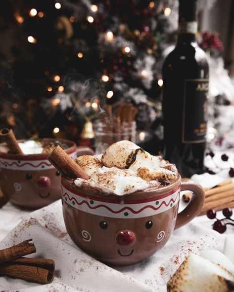 Easy Hot Cocoa Recipe, Winter Beverages, Xmas Coffee, Chocolate Wine, Hot Cocoa Recipe, Dry Red Wine, Chocolate Shake, Hot Coco, Chocolate Caliente