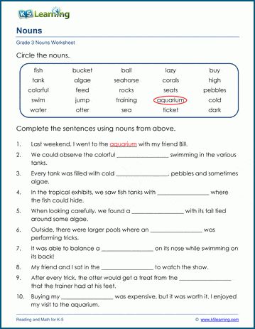 Noun Worksheet Grade 3, Grammar Worksheets Grade 5, Abstract Nouns, Good Study Habits, Nouns Worksheet, Values Education, Complete Sentences, Free Worksheets, English Language Teaching