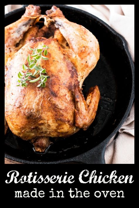 Clean Eating Desserts, Oven Chicken, Best Chicken Recipes, Iron Skillet, Cast Iron Skillet, Roast Chicken, Poultry Recipes, Rotisserie Chicken, Easy Chicken Recipes