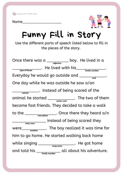 Part Of Speech Worksheet, Parts Of Speech Worksheet, Parts Of A Story, Parts Of Speech Games, Princess Lessons, Speech Worksheets, Cloze Passages, Abc Bible Verses, Worksheet For Class 2