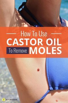 Baking Soda Under Eyes, Castor Oil Benefits Skin, Remove Moles, Herbal Vitamins, Baking Soda Coconut Oil, Caster Oil, Facial Recipe, Castor Oil Benefits, Skin Moles