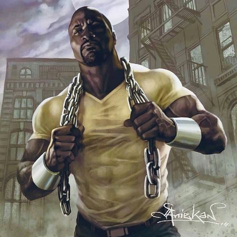 Power Man Marvel, Luke Cage Comics, Luke Cage Marvel, Marvel Statues, Eagle Wallpaper, Power Man, Black Comics, Hope You Are Well, Luke Cage