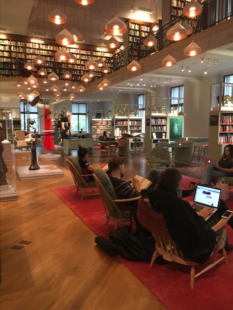 The Wellcome collection - the Reading room - Wauw Study Cafe Interior, Study Cafe, Wellcome Collection, Reading Room, Cafe Interior, Conference Room Table, Cafe, London, Reading