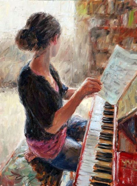 Artist unknown Piano Lessons For Beginners, Piano Art, Piano Practice, Playing The Piano, Piano Teaching, Piano Teacher, Musical Art, Piano Lessons, The Piano