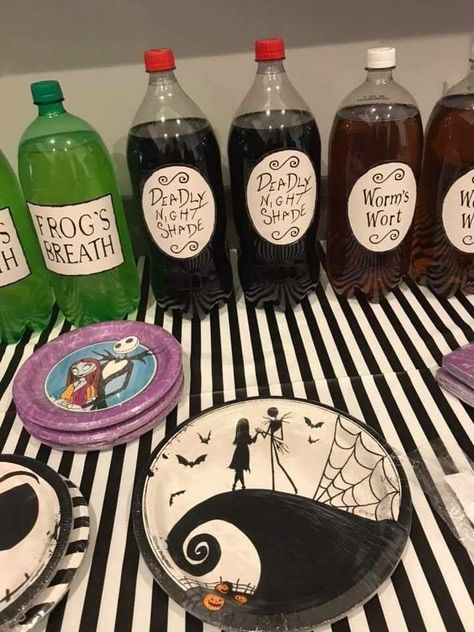 Nbc Party Food, Nightmare Before Christmas Party Food Jack And Sally, Jack Themed Birthday Party, Nightmare Before Christmas Gender Reveal Party, First Birthday Nightmare Before Christmas, Halloween Party Nightmare Before Christmas, Nightmare Before Christmas 30th Birthday, Nightmare Before Christmas Second Birthday, Nightmare Before Christmas Birthday Decorations Diy