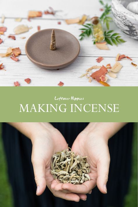 Diy Insence, Witchy Incense, Incense Diy, Incense Recipes, Herbal Business, Make Incense, How To Make Incense, Homemade Incense, Witchy Diy