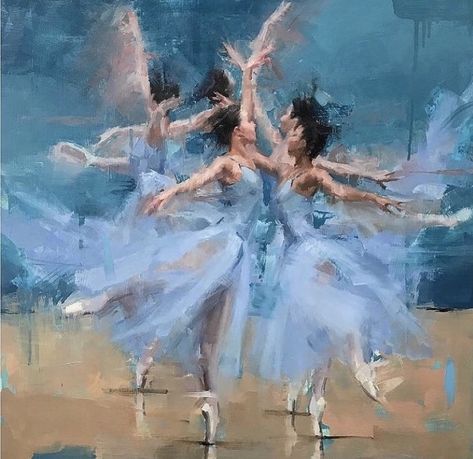 Jacob Dhein, Ballet Painting, Dancer Painting, Ballerina Art, Ballet Art, Dance Art, Art On Canvas, Figure Painting, Figurative Art