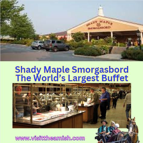 The World's Largest Amish Buffet: Shady Maple Smorgasbord in Lancaster County, PA Shady Maple Smorgasbord, Things To Do In Lancaster Pa, Riverdale Manor Lancaster Pa, Pioneer Lifestyle, Dutch Wonderland Lancaster Pa, Amish Country Pa, Amish Country Lancaster Pa, Lancaster County Pa, Lancaster County