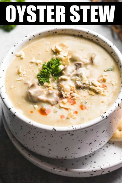 Oyster Bisque Recipe, Oyster Soup Recipe, Oyster Stew Recipes, Oyster Soup, Oyster Stew, Bisque Soup, Healty Dinner, Bisque Recipe, Oyster Recipes