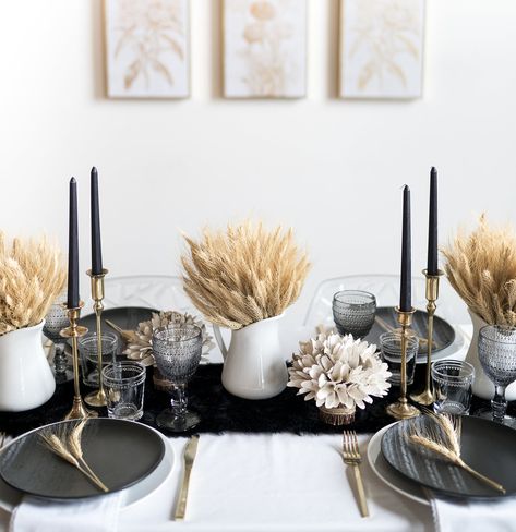 Thanksgiving Table Decor Ideas, Thanksgiving Table Settings Simple, Simple Thanksgiving Table, Modern Thanksgiving, Modern Table Setting, Thanksgiving Table Decor, Tafel Decor, Thanksgiving Dinner Table, Thanksgiving Decorations Diy