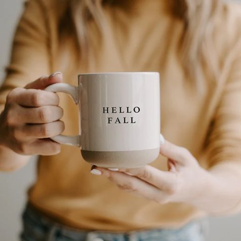 Coffee Mug Collection | Sweet Water Decor Fall Mugs, Weather Design, Water Decor, Rustic Mugs, Sweet Water, Favourite Season, Autumn Coffee, Choose Joy, Favorite Season