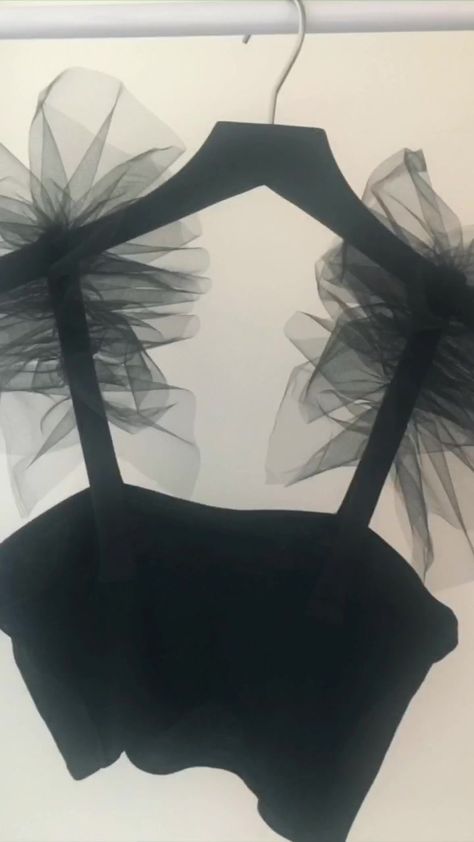 The tulle top that is only $40 only on Lisa N. Hoang. Black Tulle | Shaed | Celebrity Fashion | Black Tops for Women | Black Crop Top | Shaed Trampoline | Shaed Singer | Crop Top DIY | Crop Top Outfits | TikTok Videos | Celebrity Style | Celebrity Outfits | Summer Fashion Tops For Women Black, Crop Top Diy, Black Tops For Women, Fashion Blogger Photography, Street Photography Urban, Slip Dress Outfit, Fashion Process, Diy Crop Top, Emerging Designers Fashion