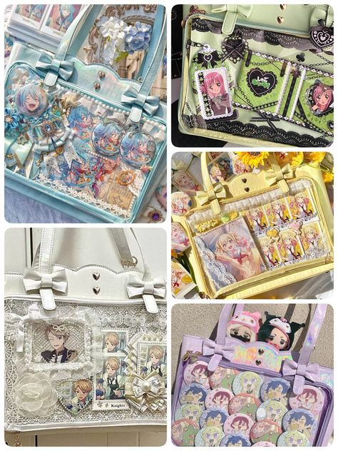 Itabag Aesthetic, Ita Bag Ideas, Itabag Ideas, Japanese Fashion Trends, Ita Bags, Otaku Room, Ita Bag, V Cute, Bead Charms Diy