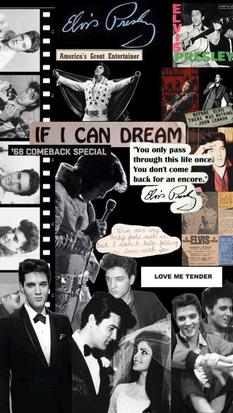 If I can dream…. ❤️ Elvis If I Can Dream Wallpaper, Elvis Presley If I Can Dream, If I Can Dream Elvis, Michael Lockwood, Elvis Presley Posters, Elvis Presley Wallpaper, Elvis Wallpaper, Elvis And Me, If I Can Dream