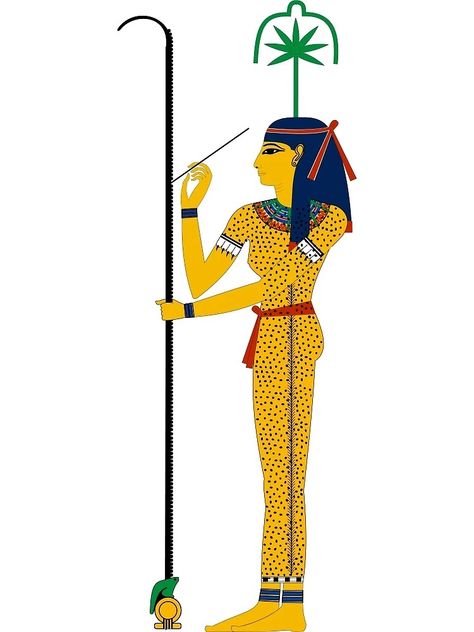 "Seshat | Egyptian Gods, Goddesses, and Deities" Art Print for Sale by FreshThreadShop | Redbubble Seshat Egyptian Goddess Art, Seshat Egyptian Goddess, Egyptian Design Pattern, Deities Art, Ancient Egyptian Deities, Gods Goddesses, Egyptian Deity, Egyptian Design, Egypt Art