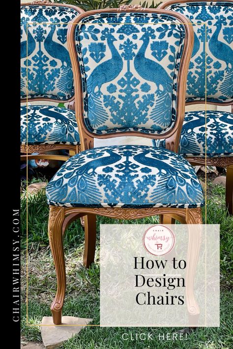 Dining Chair Fabric Ideas Reupholster, Printed Dining Room Chairs, Diy Upholstered Dining Chairs, Dining Room With Upholstered Chairs, Upholstered Dining Chairs Fabric Ideas, Dining Chair Upholstery Ideas, Colorful Dining Chairs, Recovered Dining Chairs, Upholstered Chairs Fabric