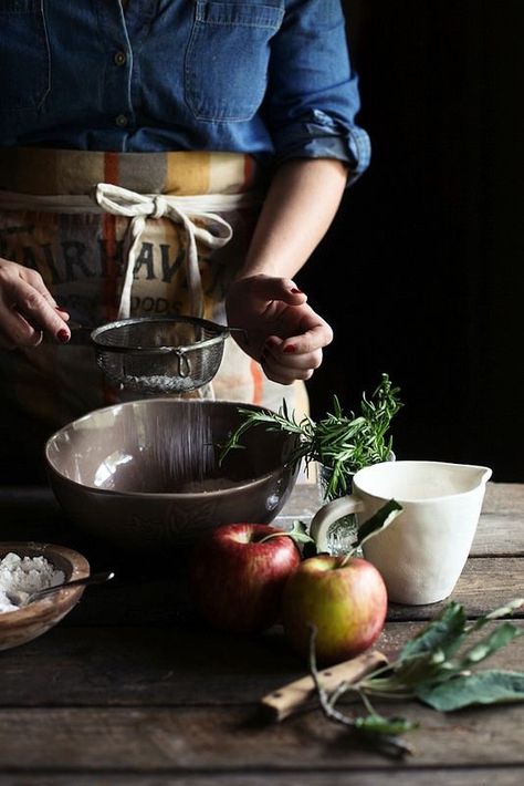 From Scratch Aesthetic, Lebanese Meat Pies, Cake Winter, Honey Jam, Seasonal Baking, Apple Bundt Cake, Dark Food Photography, Cake Vegan, Beautiful Food Photography