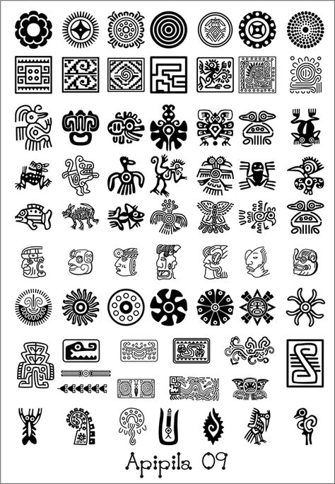 Inca Art, Tato Maori, Petroglyphs Art, Aztec Symbols, Ancient Drawings, Armband Tattoos, 얼굴 드로잉, Muster Tattoos, Aztec Tattoo