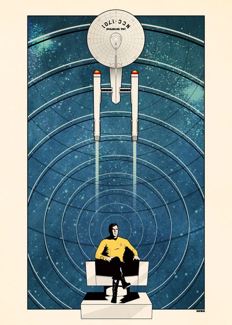 "The Captain" by Matt Ferguson Star Trek Artwork, Star Trek Gifts, Change Wallpaper, Batman Christian Bale, Star Trek Wallpaper, Star Trek Poster, Star Trek Into Darkness, Star Trek Original Series, Star Trek Images