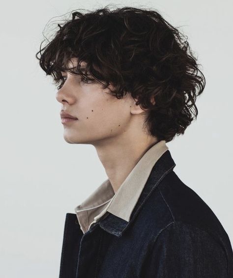 Shaggy Curly Hair, Brown Hair Boy, Brown Wavy Hair, Black Hair Boy, Dark Curly Hair, Black Wavy Hair, Brown Hair Men, Men Haircut Curly Hair, Brown Curly Hair