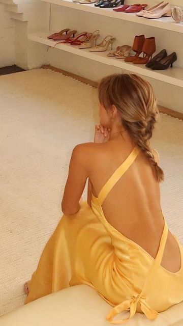 Matric Dance, Dress Hire, Yellow Satin, Platinum Hair, Dress 2024, Grad Dresses, Maxi Dress Wedding, Backless Maxi Dresses, Satin Maxi