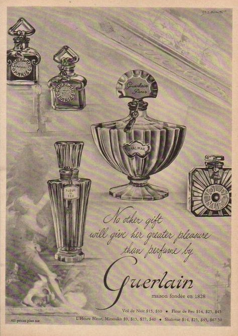 www.GirlsGuidetoParis.com Guerlain Shalimar, Vintage Parfum, Perfume Ads, Fragrance Ad, Perfume Art, Etiquette Vintage, Perfume Photography, Perfume Ad, Antique Perfume Bottles