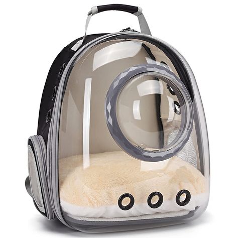 Bubble Cat Carrier Backpack, Transparent Pet Carrier Backpack for Small Puppy and Bunny, Space Capsule Bubble Cat Backpack Ca Puppy And Bunny, Princess Peach Bowser, Bunny Space, Cat Carrier Backpack, Bubble Cat, Airline Approved Pet Carrier, Pet Carrier Backpack, Cat Backpack Carrier, Pet Travel Bag