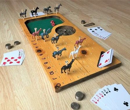 10 Best Horse Racing Board Games With Dice Games With Dice, Kentucky Derby Games, Race To The Top, Horse Race Game, Horse Races, Horse Games, Run For The Roses, Wood Games, Fun Board Games