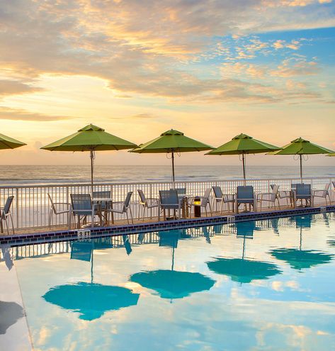 Daytona SeaBreeze™ Resort - Daytona Beach, FL | Bluegreen Vacations Beach Fire Pit, Bluegreen Vacations, Daytona Florida, Beach Fire, 360 Virtual Tour, Daytona International Speedway, Resort Pools, Beach Getaway, Open The Door