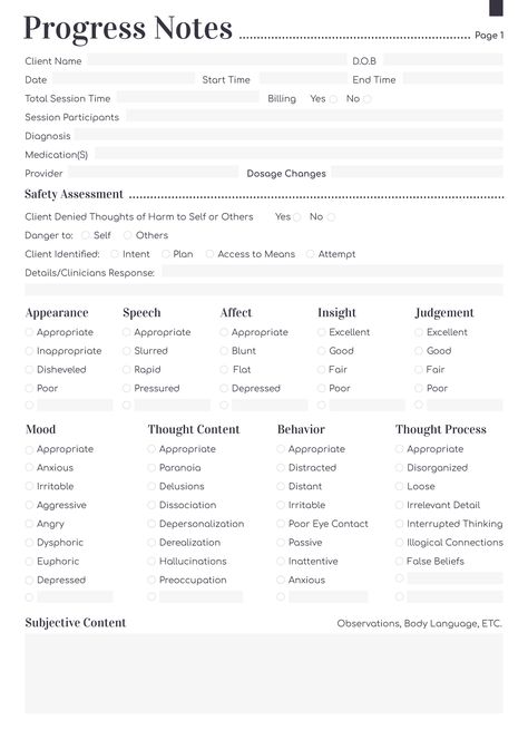 Counselling Notes Template, Counseling Progress Notes, Dap Notes Examples, Therapy Progress Notes Templates, Social Work Notes, Progress Notes Mental Health, Psychiatry Notes, Counseling Documentation, Lcsw Study Guide