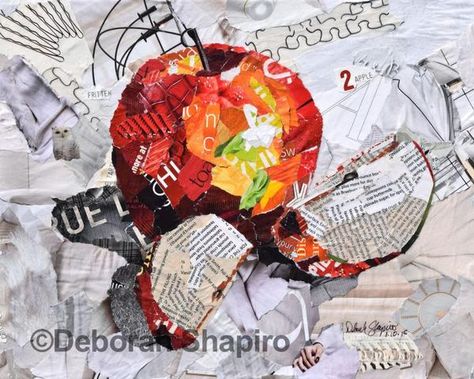 Magazine Collages, Fruit Collage, Coffee And Flowers, Jr Art, Creation Art, Collage Art Projects, Magazine Collage, Paper Collage Art, Painting Collage