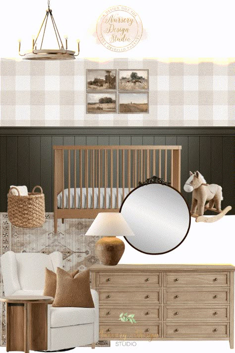 COURTNEYS NURSERY Beautiful Nursery Ideas, Shiplap Nursery, Nursery Layout, Nursery Decorating Ideas, Nursery Guest Room, Nursery Accent Wall, Nursery Designs, Chic Nursery, Nursery Style