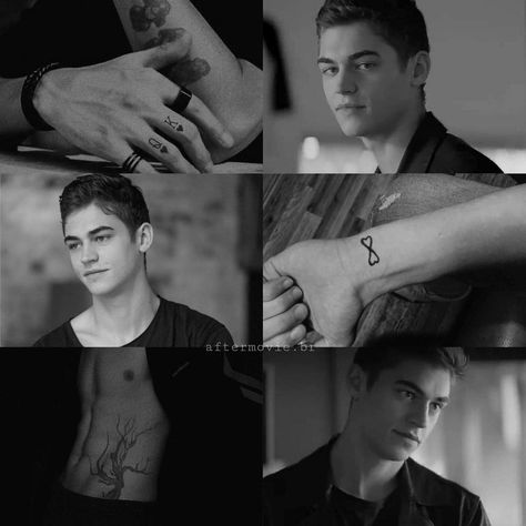 After Movie Tattoo Ideas, Hardin Scott Tattoo, Aesthetic Colleges, King Queen Tattoo, Hero Tattoo, Woodcut Tattoo, Tessa Young, Hot Hero, Fiennes Tiffin