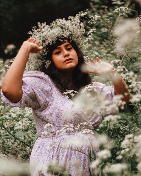 Plus Size Fairycore, Fairy Plus Size, Flowers Fairycore, Plus Size Cottagecore, Fairy Photoshoot, Aesthetic Cottage, English Summer, Summer Soft, Outfit Plan