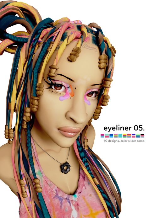 Sims 4 Makeup Cc, Sims 4 Makeup, Alien Makeup, Cc Folder, Sims 4 Family, Makeup Cc, Face Piercings, Sims 4 Cc Makeup, Cool Piercings