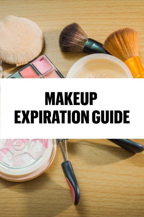 makeup expiration guide Makeup Expiration Guide, Makeup Expiration, Makeup Materials, Makeup Trends, Let Go, Eye Shadow, Makeup Tips, Alphabet, Good Things