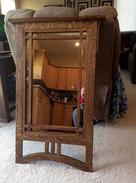 Hall Mirror, Gamble House, Stickley Furniture, Mission Style Furniture, Craftsman Interior, Mission Furniture, Interior Columns, Craftsman Furniture, Wardrobe Door Designs