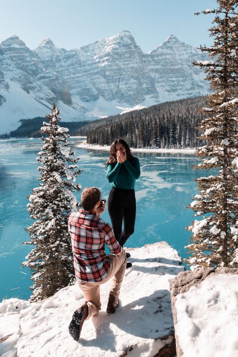 Destination Proposal Ideas, Proposal Ideas Utah, Proposal Snow Ideas, Proposal Mountain Ideas, Proposal On Mountain, Proposal Mountain, Snowy Proposal, Snowy Mountain Proposal, Romantic Proposals