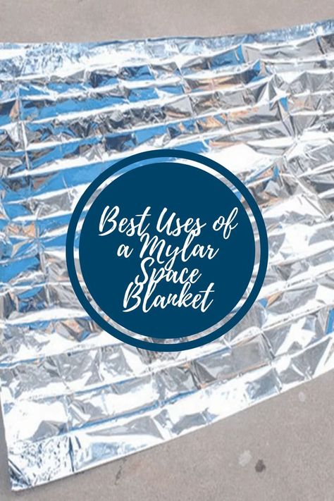 Mylar blankets, also known as thermal blankets, are emergency blankets that are used to reduce the body's heat loss. But apart from its common usage, there are still other ways you can utilize a mylar blanket. Read on to find out more. Coleman Tent, Shtf Survival, Emergency Blankets, Space Blanket, Emergency Blanket, Thermal Heat, Thermal Mass, Survival Blanket, Thermal Blanket